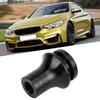 Universal Aluminum M12x1.25 Shift Boot Retainer Connector Adapter Manual Gear Shifter Black