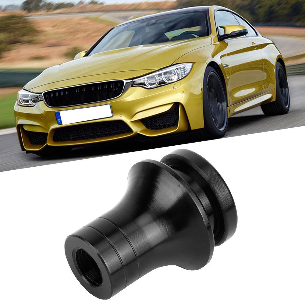 Universal Aluminum M12x1.25 Shift Boot Retainer Connector Adapter Manual Gear Shifter Black