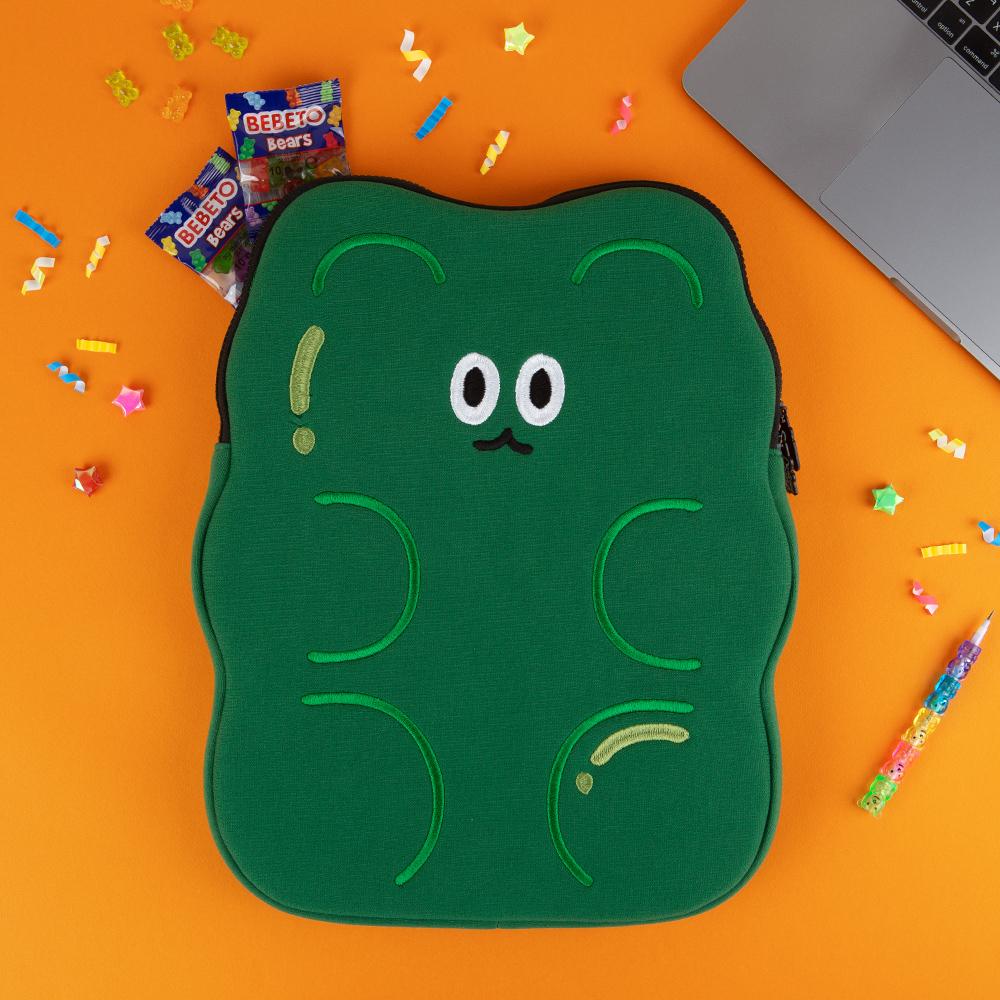 Совершенно новая сумка-чехол для ноутбука с вышивкой Jelly Bear и рамкой (Айпад/11/13/15 Дюймов)