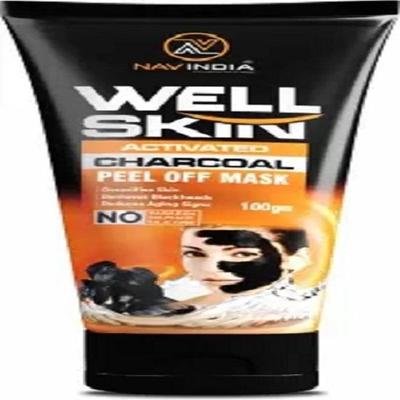 Маска-пленка для лица Navindia Well Skin с активированным углем 100 г