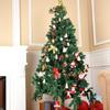 30PCS Wood Christmas Tree Ornaments - Wooden Slices Hanging Decorations with 10m Hemp Rope for Festive Crafting