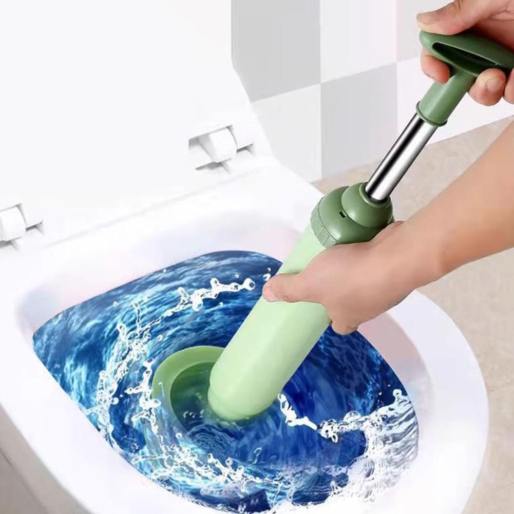 Toilet Clogged High Pressure Unclogging Device,Powerful Sewer Vacuum Dredge Tool for Kitchen Sink,Home Manual Clogger Remover