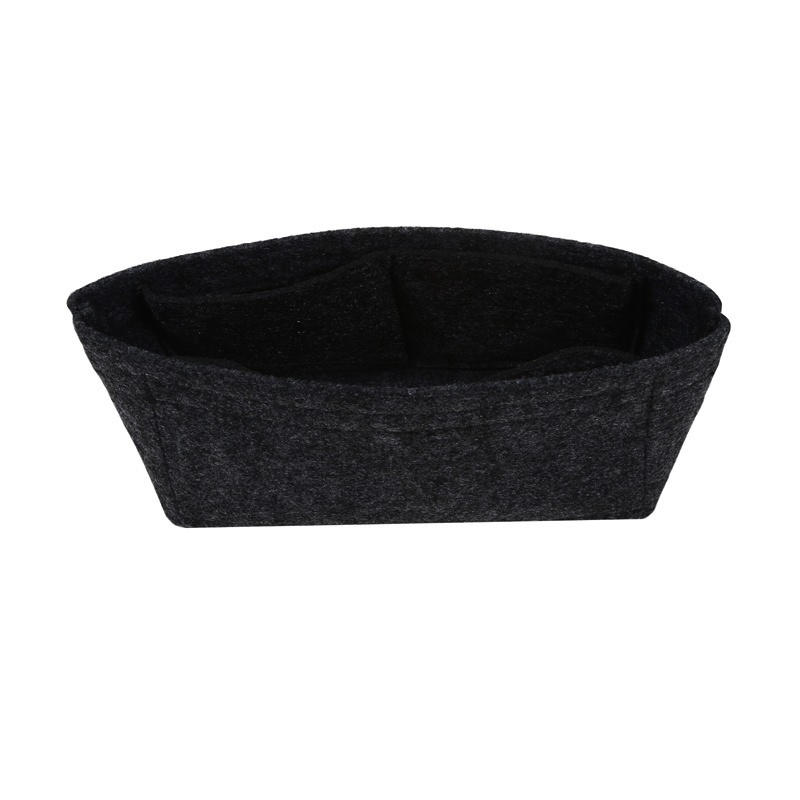 1шт войлочная вставка для сумки-органайзера для косметики, войлочная вставка для кошелька, вставная сумка, войлочная внутренняя сумка-пузырь