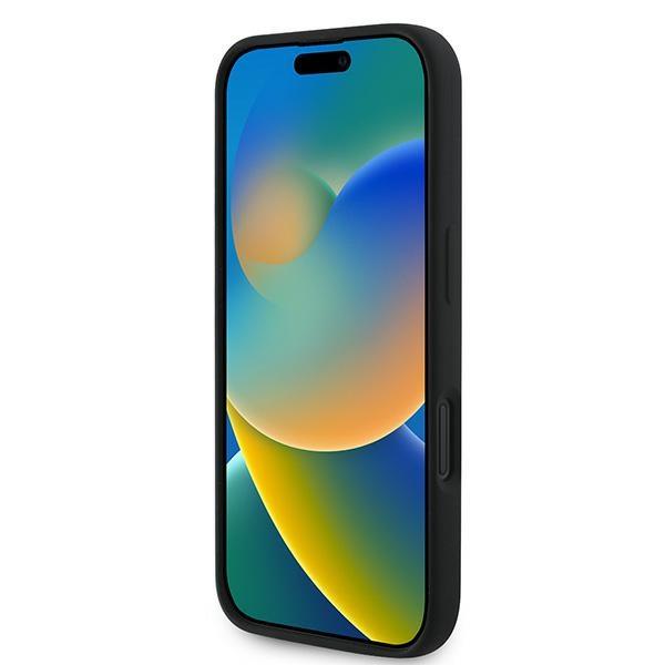 Karl Lagerfeld Klhmp16Mskchpplk Iphone16 Plus 6.7 Czarny/Black Hardcase Silicone Double Heads Print Magsafe