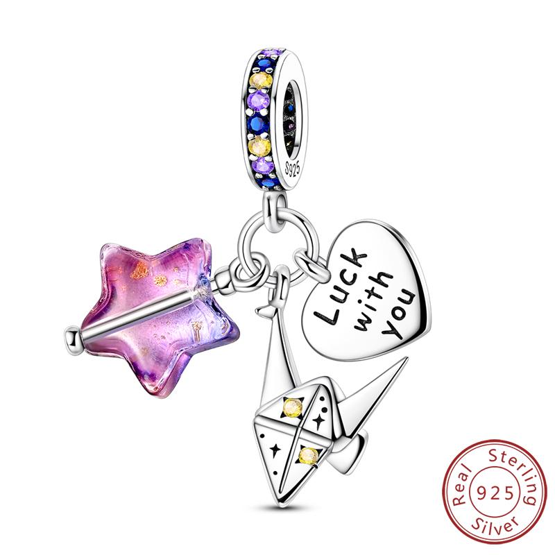 Оригинальные медные шармы, бусины, подвески, кленовый лист, белка, бабочка, кошка, бусины, подходят для браслетов, женское ювелирное украшение, аксессуар