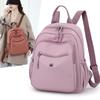 Large Capacity Women's Backpack Women's Fashion High Texture Niche Work Commute Solid Color Outdoor Travel Backpack