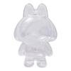 Clear Acrylic Figure Display Case With Silicone Chain Figure Carrying Case Protective Covers for Plush Doll Toy Figure
