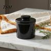 Butter Crock for Counter Ceramic with Lid, Bell Shaped Dish, Sealed Countertop Keeper Lid Keeper, Storage Jar Fresh Soft & Spreadable Minimalist