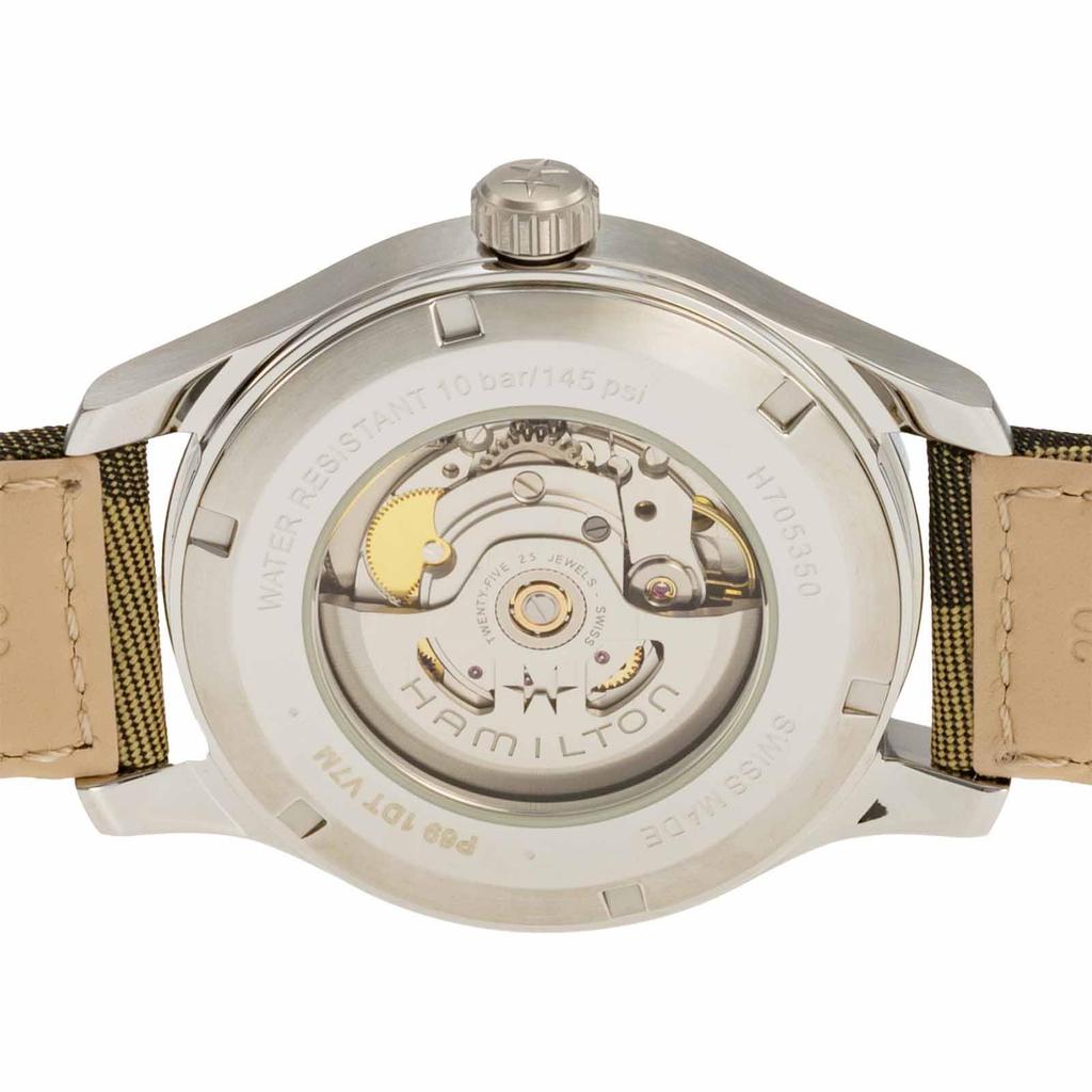 Watch Khaki Field Day Date Black Dial Stainless Steel Sapphire Glass Automatic 42MM Swiss Brand Watch H70535031 Camo [Hamilton] Men's [Item]