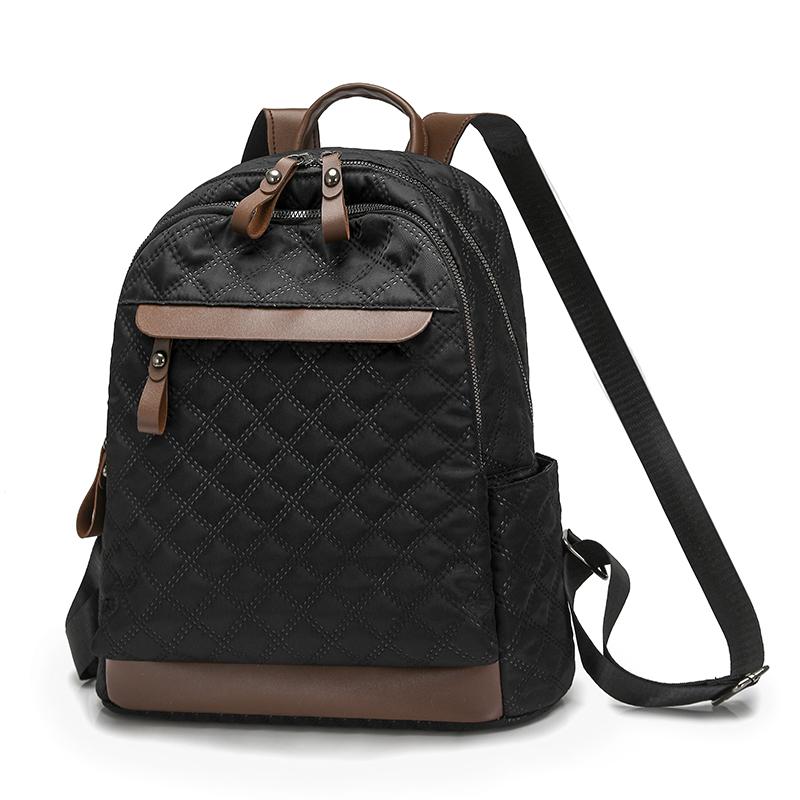 Рюкзак Студенческий Школьный Рюкзак Женский Легкий Ромбовидный Рюкзак