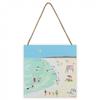 Mary Donald Hazy Beach Days Wooden Block