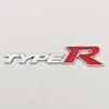 3D Metal Car Styling Type R Logo Rear Trunk Sticker Badge Emblem Decal For Honda Civic TYPE R CRV HRV Accord Fit Car Accessories ahw256