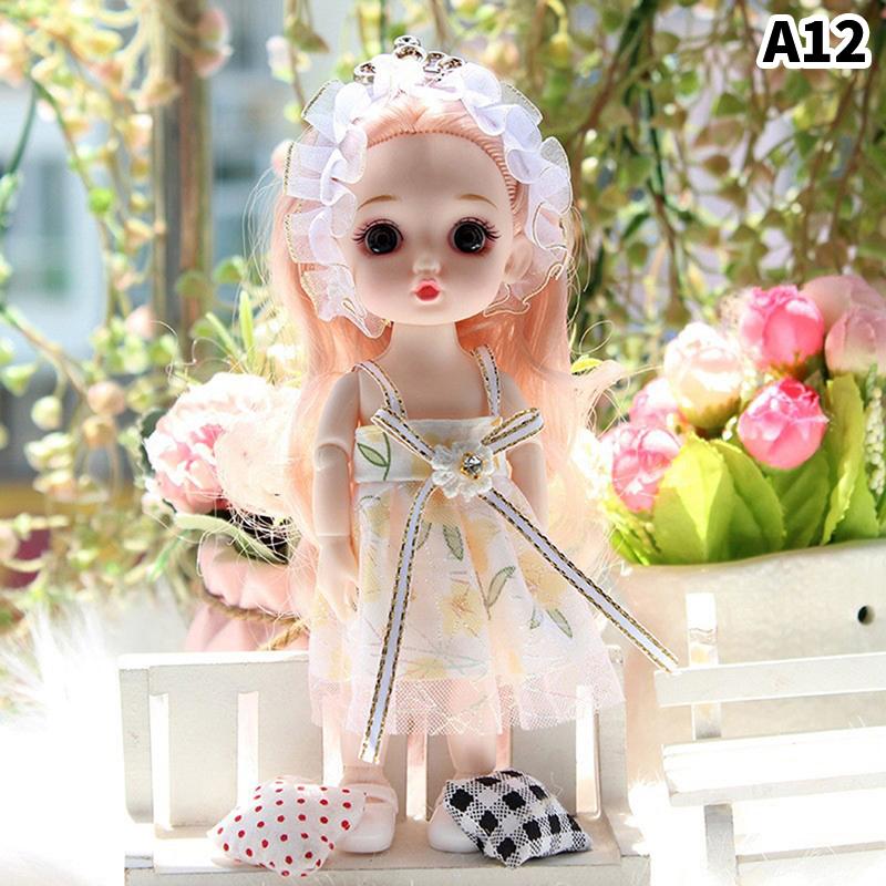 17 см кукла с одеждой обувью DIY подвижные суставы принцесса фигурка подарочные игрушки