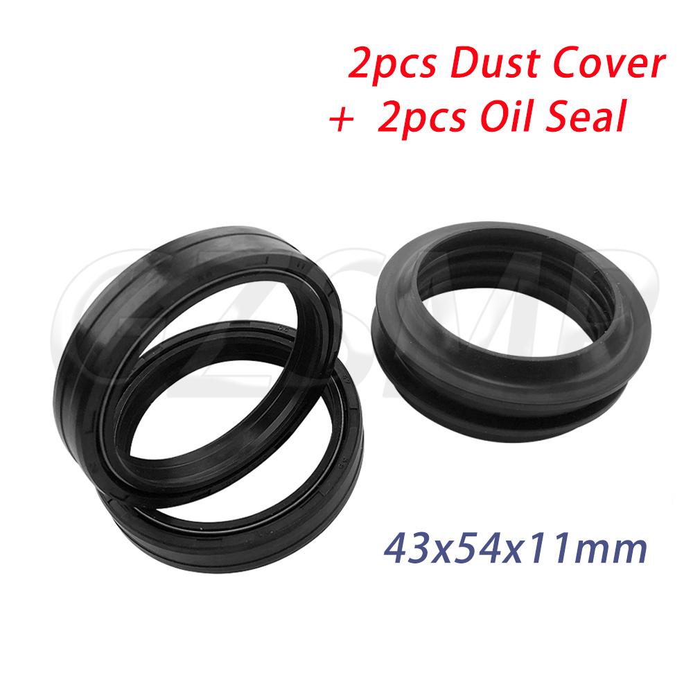 43x54x11 Front Fork Oil Seal Dust Cover Fit for BUELL 1200 Firebolt XB12R 2004-2009 XB9R 2003-2007 Lightning XB12 Ss