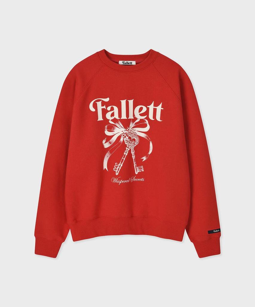 FALLETT Story Logo Secret Sweatshirt Red