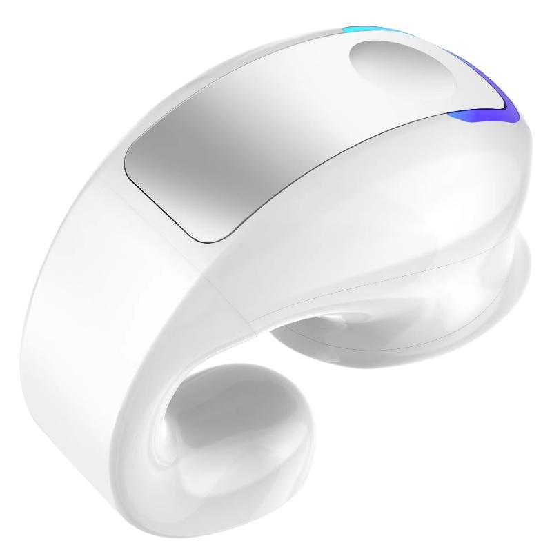 1 Набор Беспроводная Bluetooth-гарнитура 5.3 с костной проводимостью, Одноухий зажим, Легкие наушники для ежедневного использования, Подарки