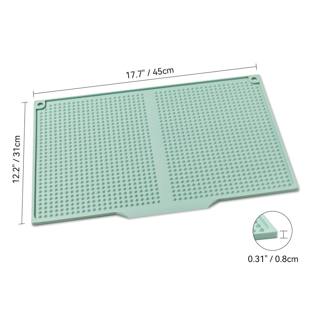 Силиконовый термостойкий противоскользящий коврик на кухонную столешницу