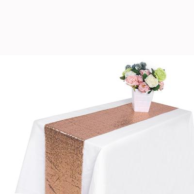Новый атласный скатерть с блестками 30x180 см, блестящий декор для свадебной вечеринки, банкетного зала
