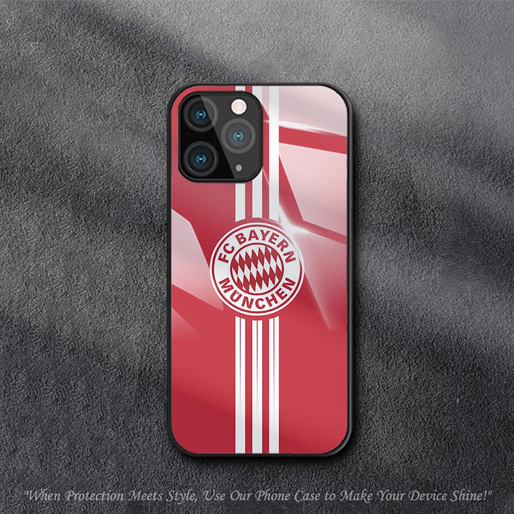 Чехол футбольного клуба «Бавария» для iPhone Samsung Galaxy Redmi Note S 17 16 15 14 13 20 24 25 54 Pro Max Ultra Fe Air Чехол из закаленного стекла