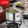 Суповая кастрюля Shangheng из нержавеющей стали 304 с антипригарным покрытием