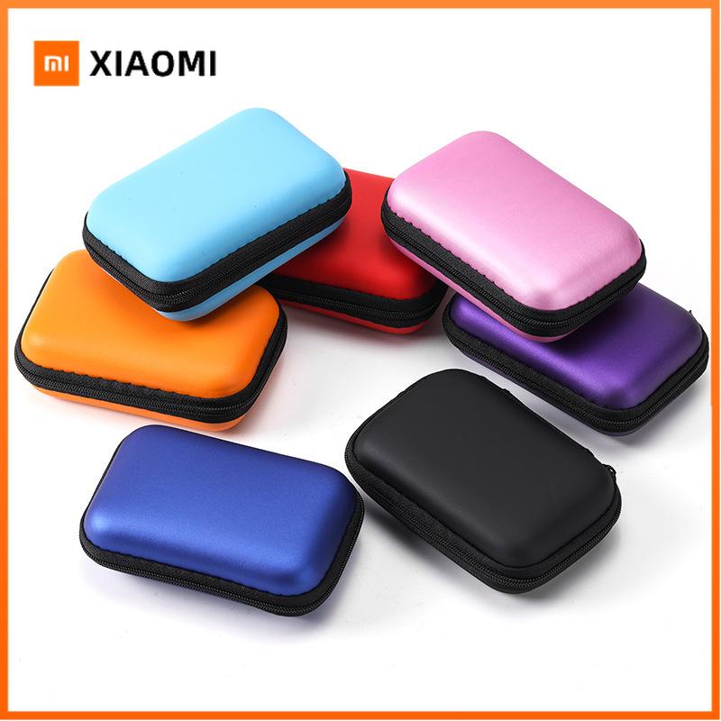 Xiaomi EVA Hard Drive Case Portable Shockproof Storage Bag for 2.5” External HDD SSD USB Data Cable Bluetooth Earphone Organizer Zipper