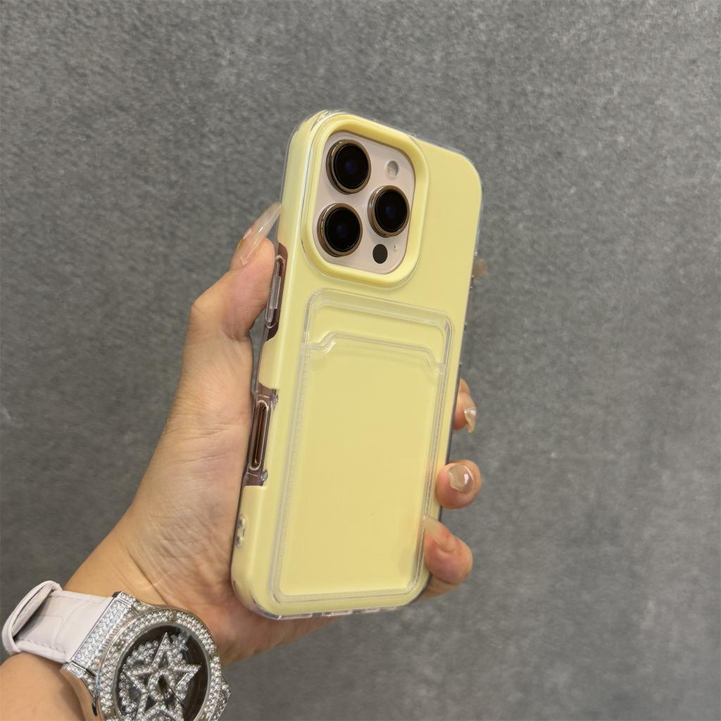 17pro Max Кошелек с кармашком для фотокарточки Мягкий чехол для телефона конфетного цвета для For Iphone 17 16 1 14 13 12 Pro Max 17Air Ударопрочный чехол