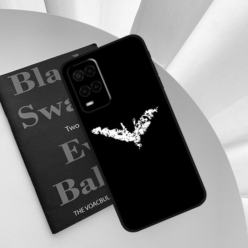 Готический Чехол с Летучей Мышью Вампира для Oppo A52 A72 A76 A96 A54 A74 A94 A54S A57S A58 A78 A98 A57 A77 A15 A16 A17