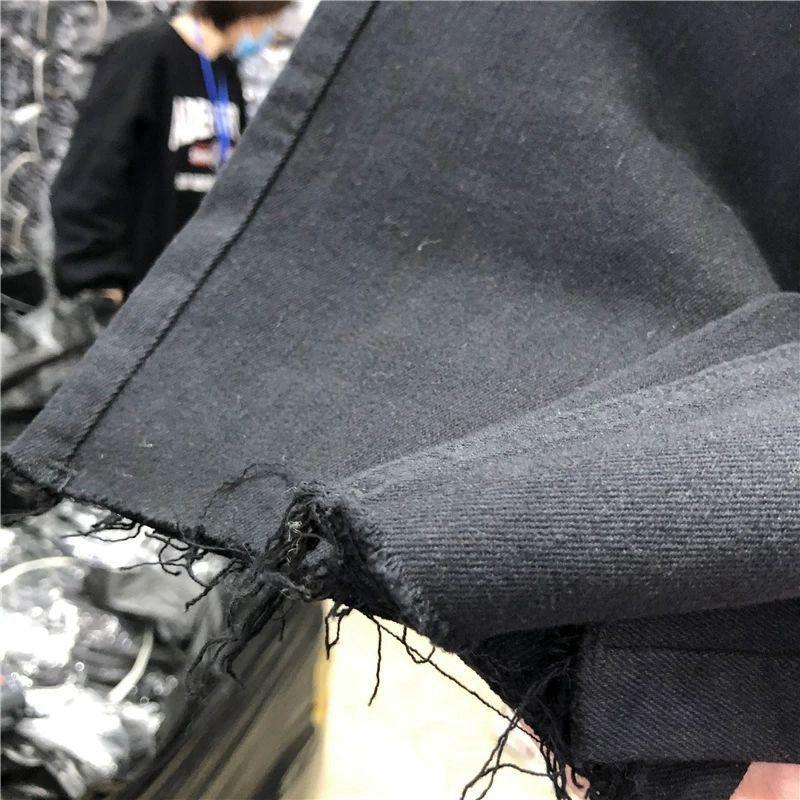 Elasticity Denim Shorts Women's Summer Five-point Pants Straight Cycling High Waist Thin Pants Female