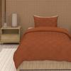 3D Microfiber Duvet Cover Set 140x200 Cm GAIA Terra, by Soleil d'Ocre