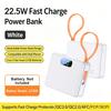 Цифровой индикатор заряда 10 Вт PD 22,5 В Быстрая зарядка Power Bank Корпус 2x21700 Без пайки DIY Батарейный отсек USB Type C QC3.0 Корпус С зарядным кабелем