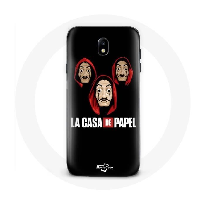 Case - La Casa De Papel - Samsung Galaxy S4 - Flexible - Black - Mask and Logo