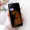 Для Vivo V21E V 21 e V2061 V2055 Чехол Мягкий Силикон ТПУ Защитный бабочка Чехол для Телефона Для VivoY73 2021 V21 E 4G 5G Обложка Coque