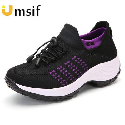 Женские кроссовки повседневные женские кроссовки с дышащей сеткой больших размеров