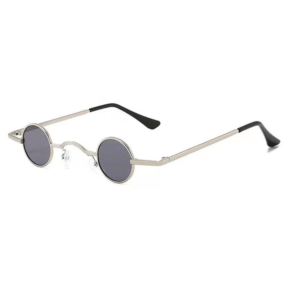 Retro Hip Hop Candy Color Sun Glasses Punk Small Round Sunglasses Shades
