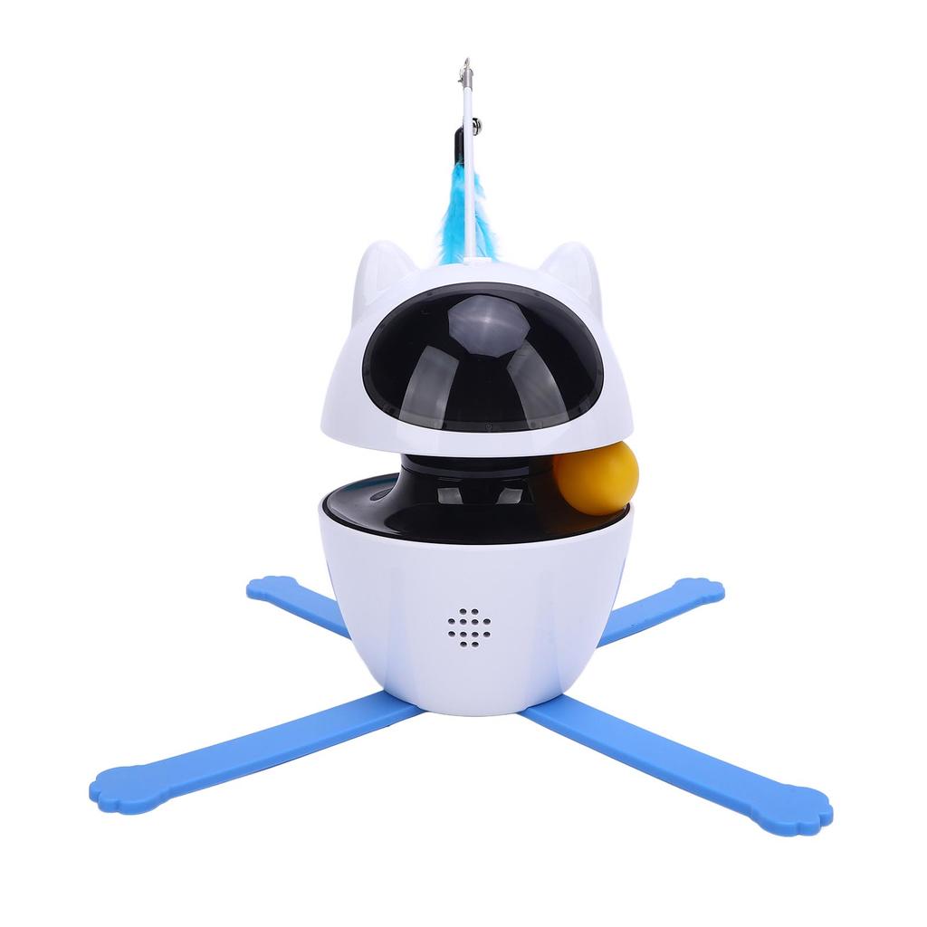Interactive Cat Toy 3 Rotation Modes Smart Automatic Cat ExerciseToy for Multi Cat Homes