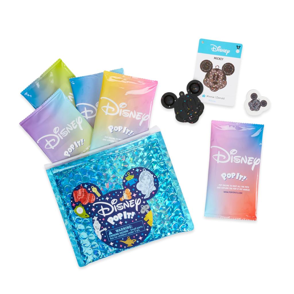 Коллекционные пакеты Pop Pets Disney Edition Mystery Pet. 4 новых питомца в каждом пакете. Всего 14 сюрпризов в каждом пакете Pouch It! - - - -