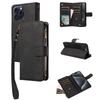 Zipper Skin Friendly Faux Leather Phone Case for Xiaomi POCO X3X5 C3 M2 M5S 11T 11 Lite 12 12T13 Lite14 Series Wallet, Card Slot