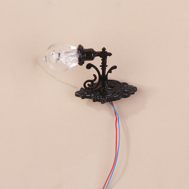 Миниатюрный кукольный домик настенный светильник настольная лампа мини светодиодное освещение украшение дома кукольная мебель игрушка может быть яркой