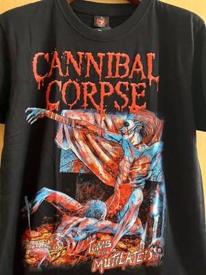 Cannibal Corpse Группа Tomb Of The Mutilated Черная Унисекс Перепечатка S-5XL Унисекс Футболка