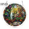 Halloween Puzzle Suncatcher Acrylic Jigsaw Suncatcher, Stained Glass Style DIY Sun No Glue Tools Catcher Puzzles, Gothic Window Hanging