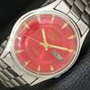 Б/У винтажные мужские часы SEIKO 5 AUTOMATIC 7019A из Японии с красным циферблатом a433456-2 R116-a433456