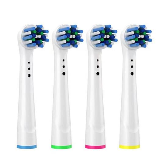 4 шт., головка зубной щетки, мягкая щетина, чувствительный уход за деснами, электрическая зубная щетка, сменная насадка для глубокой чистки