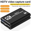 Карта захвата USB 3.0 4K HDMI-совместимая 1080P 60FPS Карта захвата аудио и видео Игровая карта захвата Работает для PS4/Камеры/ПК