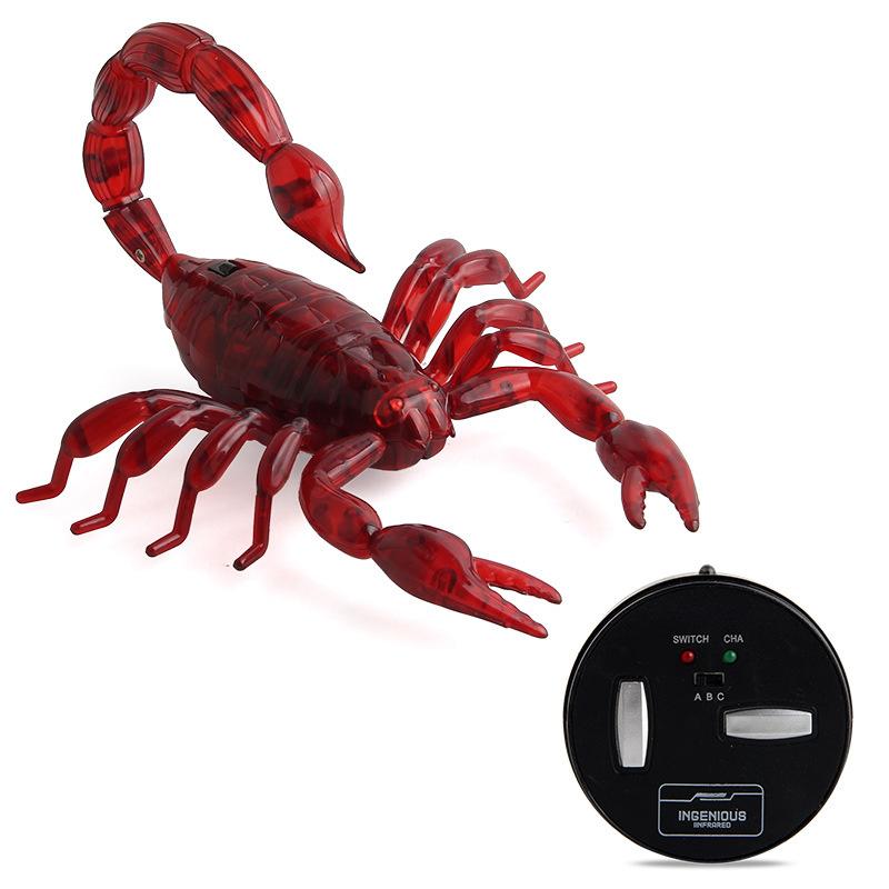 English Version Of Electric Remote Control Toy Infrared Remote Control Scorpion, Novelty Insect Simulation Trick Crawling