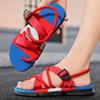 Slippers Man Summer Ankle Wrap Shoes Slip-resistant Slide Sandals Summer Male Slippers Beach Water Shoes 39-44