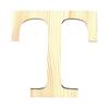 LETTRE T - 11.5 CM - BOIS