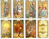 Golden Art Nouveau Tarot 78 Miniature Tarot Tarot with Japanese Authentic Product I.I.J Mini, Cards, Cards, Reading, Instructions,