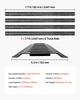 E-Track Tie-Down Rails, 4 Pack, 2.3 m E Track Rails Secures Cargo & Heavy Loads Up to 909 kg, Trailer Tie-Down System Suitable for Garages, Vans,