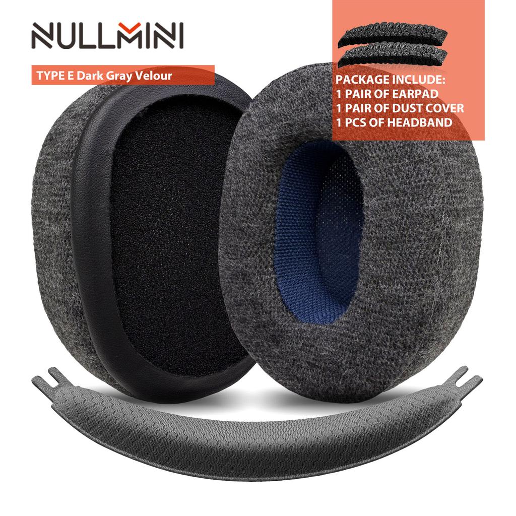 Nullmini Earpads Suitable for HyperX Cloud Stinger Headphones Replacement Ear Cushion Pads Headband
