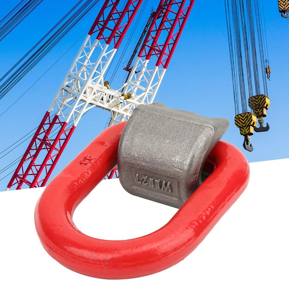 Forged Construction Forged D Ring Shackle Welded D-Ring Lifting Ring Heavy Duty Lifting
